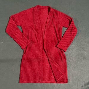NWOT. RED CARDIGAN BLAZER